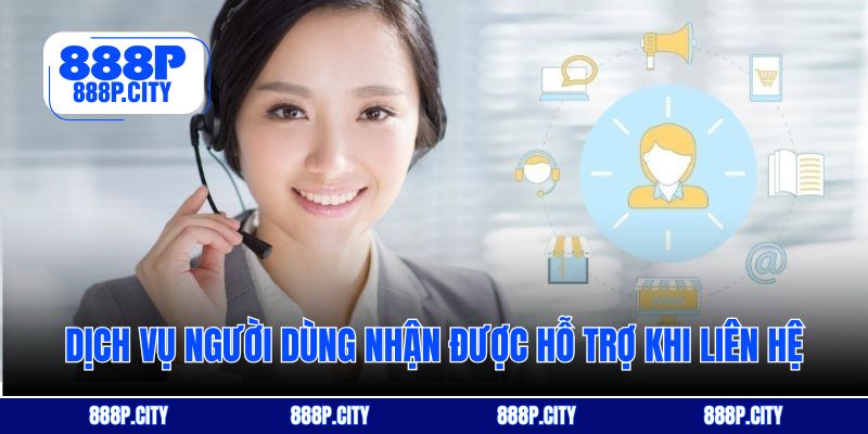Dịch vụ người dùng nhận được hỗ trợ khi liên hệ