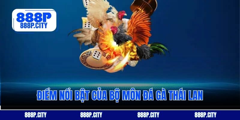 Điểm nổi bật của bộ môn Đá gà Thái Lan